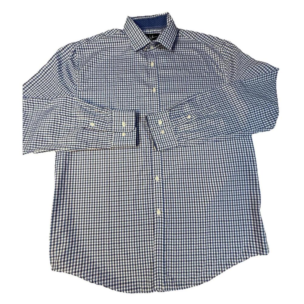 NICOLE MILLER Men’s Long Sleeve Button Down MEDIUM